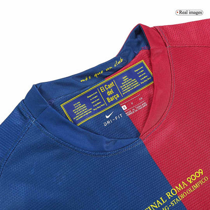 Retro A.INIESTA #8 2008/09 Barcelona Home Soccer Jersey - UCL Final