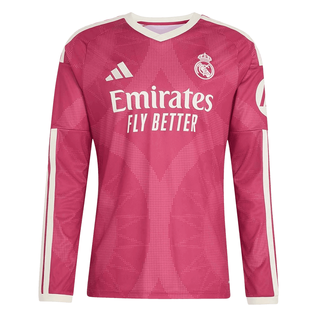 Real Madrid Third Long Sleeve Soccer Jersey 2026/27 Pink