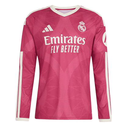Real Madrid Third Long Sleeve Soccer Jersey 2026/27 Pink