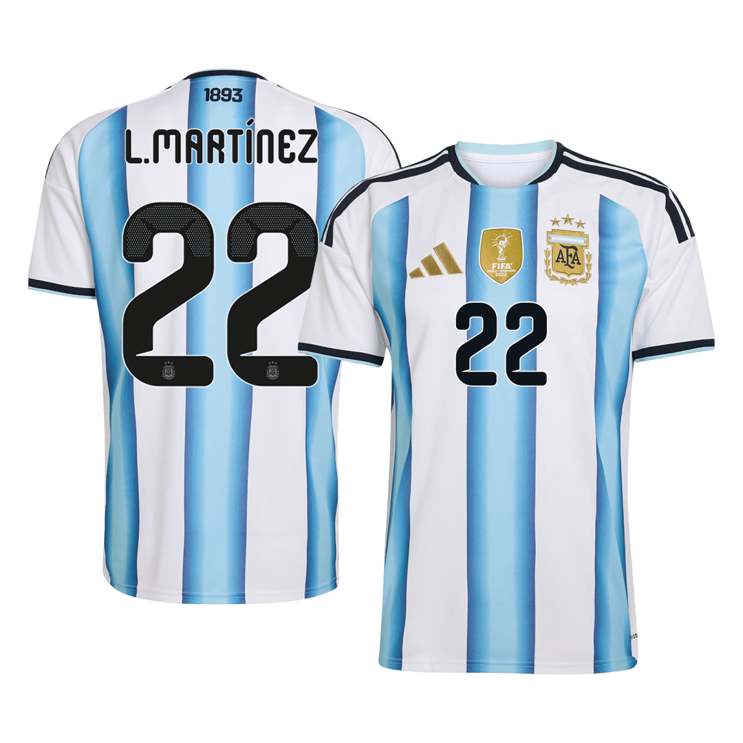 L.MARTÍNEZ #22 Argentina Home Soccer Jersey 2026