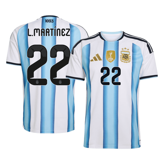 L.MARTÍNEZ #22 Argentina Home Soccer Jersey 2026