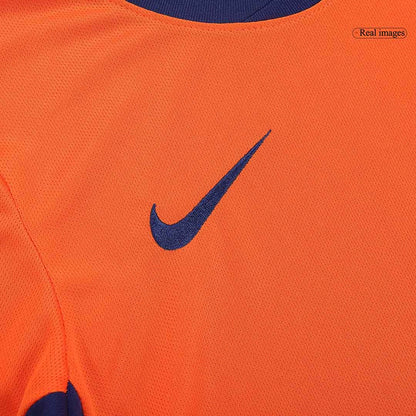Kid's Netherlands Home Soccer Jersey Kit(Jersey+Shorts) Euro 2024