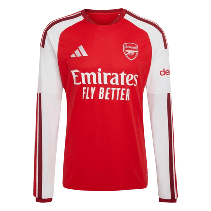 Arsenal Home Long Sleeve Soccer Jersey 2026/27 Red