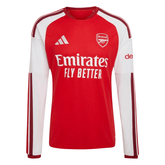 Arsenal Home Long Sleeve Soccer Jersey 2026/27 Red