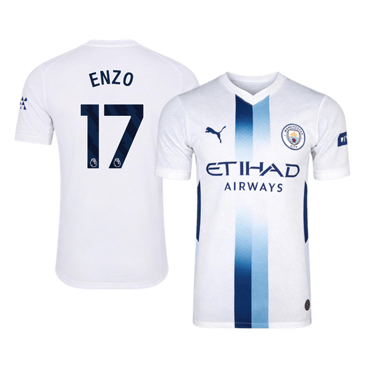Authentic ENZO #17 Manchester City Third Away Soccer Jersey 2026/27
