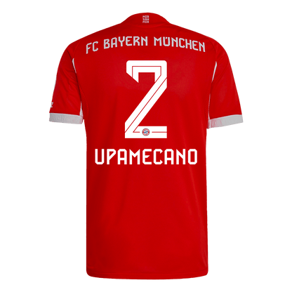 Authentic UPAMECANO #2 Bayern Munich Home Soccer Jersey 2025/26