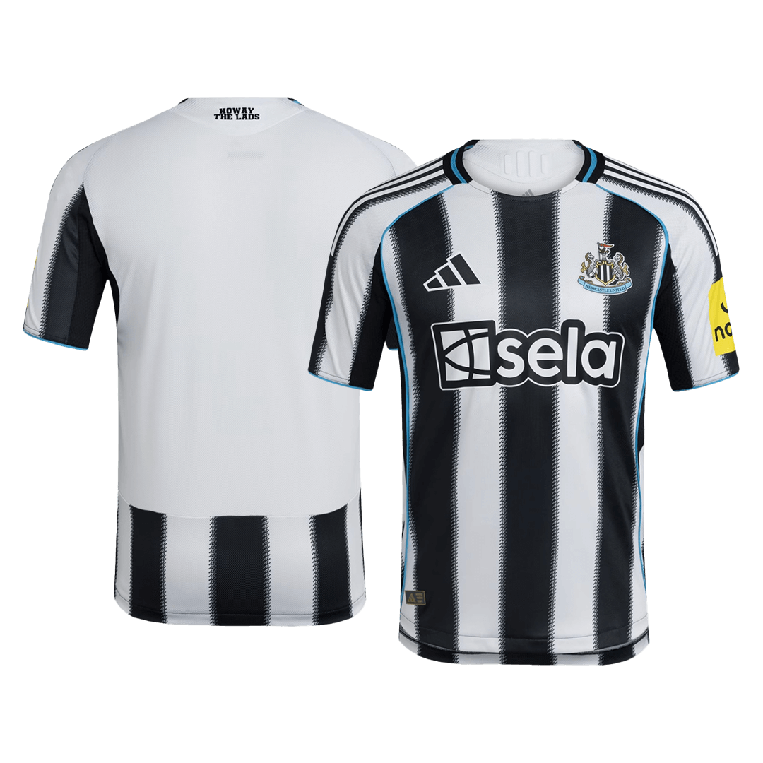 Authentic Newcastle United Home Soccer Jersey 2025/26 Black&White