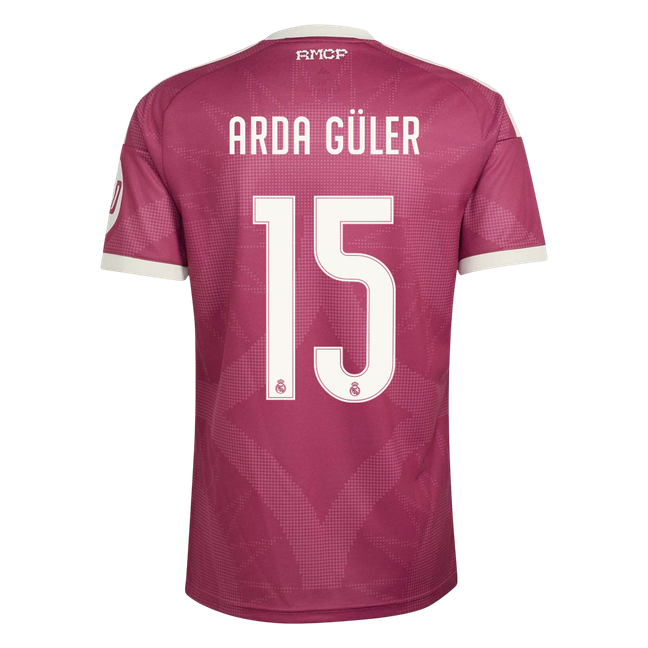 ARDA GÜLER #15 Real Mardid Third Soccer Jersey 202626/27 Red