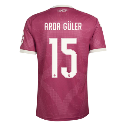 ARDA GÜLER #15 Real Mardid Third Soccer Jersey 202626/27 Red