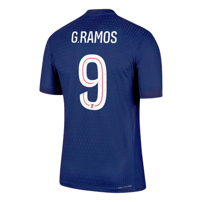 Authentic G.RAMOS #9 PSG Home Soccer Jersey 2025/26
