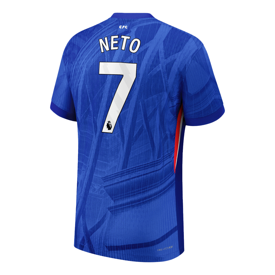 Authentic NETO #7 Chelsea Home Soccer Jersey 2025/26