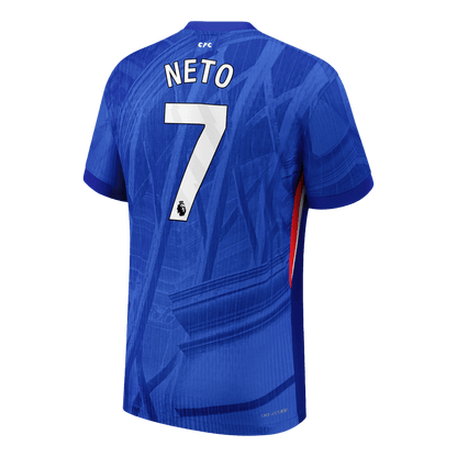 Authentic NETO #7 Chelsea Home Soccer Jersey 2025/26