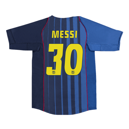 Retro MESSI #30 2004/05 Barcelona Away Soccer Jersey