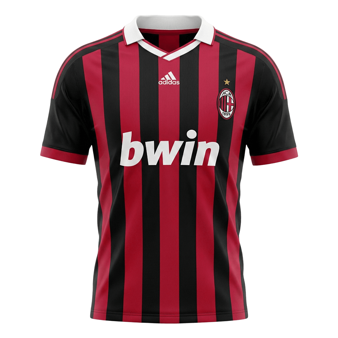 Retro 2009/10 AC Milan Home Soccer Jersey
