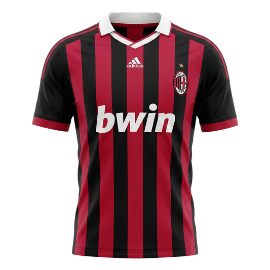 Retro 2009/10 AC Milan Home Soccer Jersey