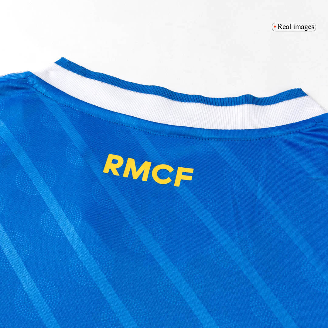 Real Madrid Third Away Long Sleeve Soccer Jersey 2025/26 Blue