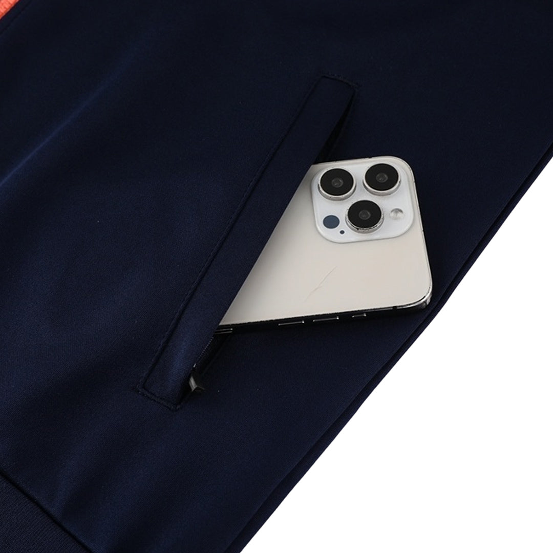 25/26 Barcelona Training Jacket Kit(Jacket+Pants) Navy&Orange