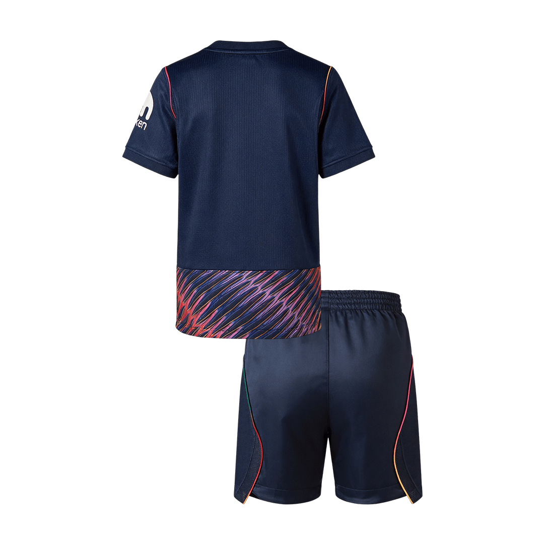 Kids Tottenham Hotspur Away Soccer Jersey Kit (Jersey+Shorts) 2026/27 Navy
