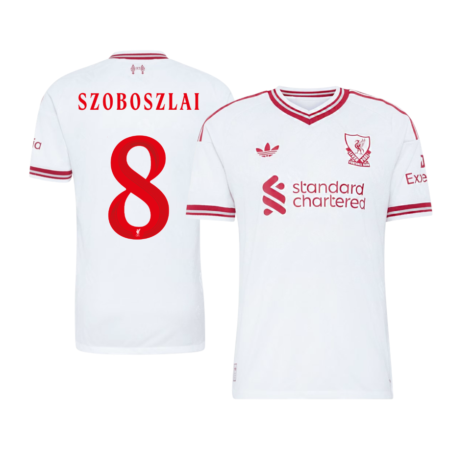 Authentic SZOBOSZLAI #8 Liverpool Away Soccer Jersey 2026/27