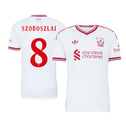 Authentic SZOBOSZLAI #8 Liverpool Away Soccer Jersey 2026/27