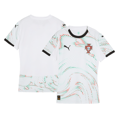 Women's Portugal Away Soccer Jersey 2025 White