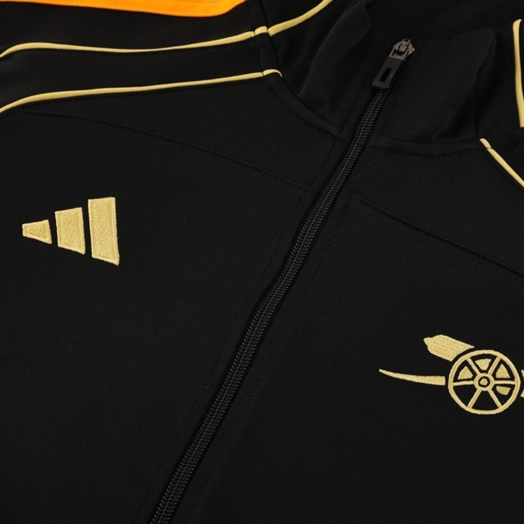 25/26 Arsenal Training Jacket Kit(Jacket+Pants) Black