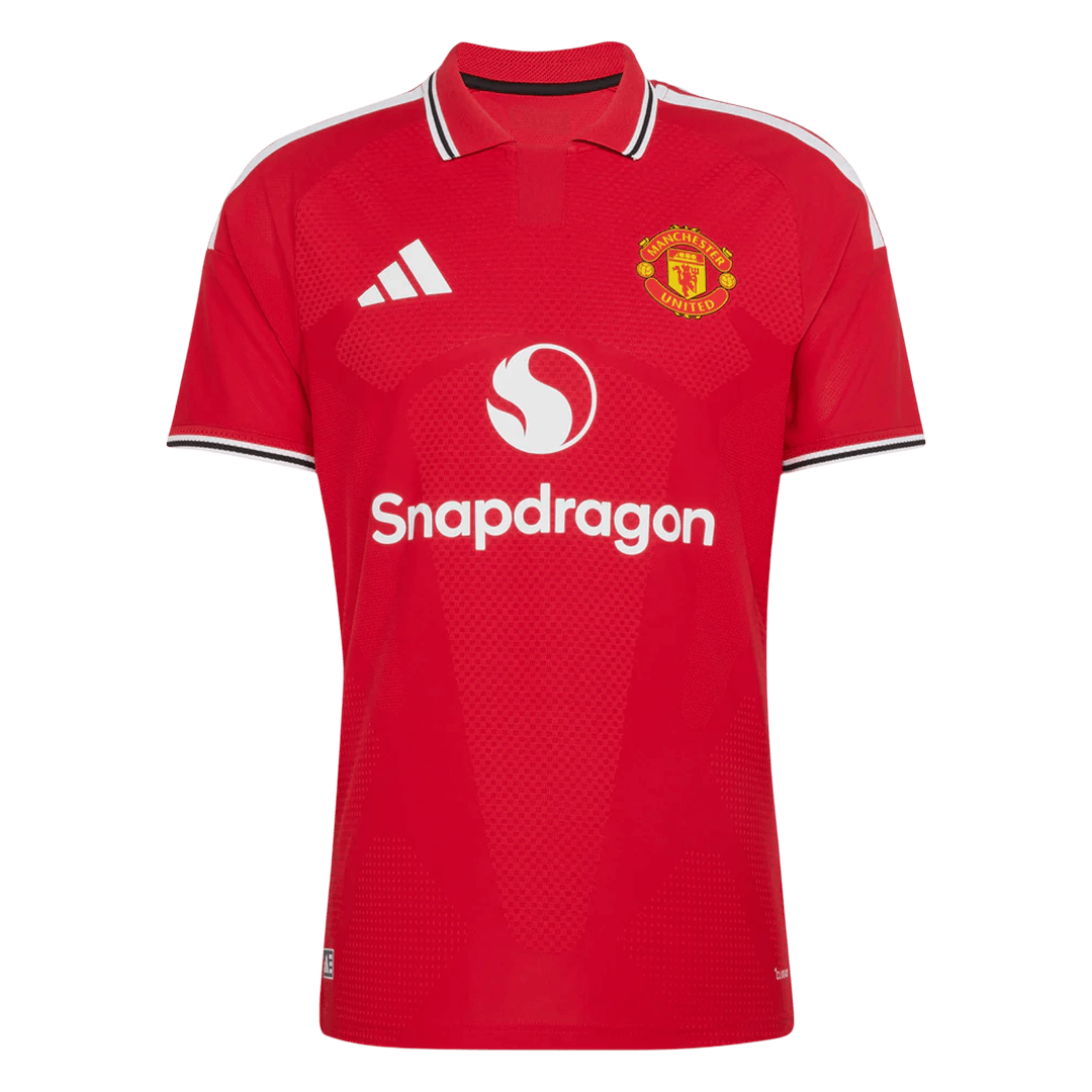 Authentic B. FERNANDES #8 Manchester United Home Soccer Jersey 2026/27