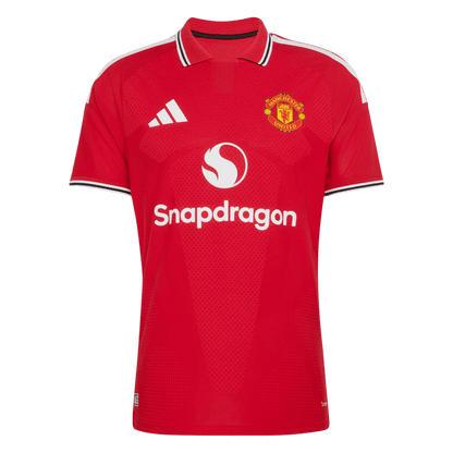 Authentic CUNHA #10 Manchester United Home Soccer Jersey 2026/27