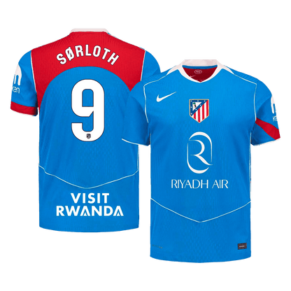 Player Version SØRLOTH #9 Atletico Madrid Third Away Soccer Jersey 2025/26