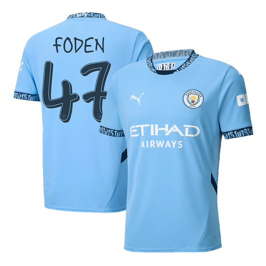 FODEN #47 Manchester City Home football shirt 2024/25 - UCL