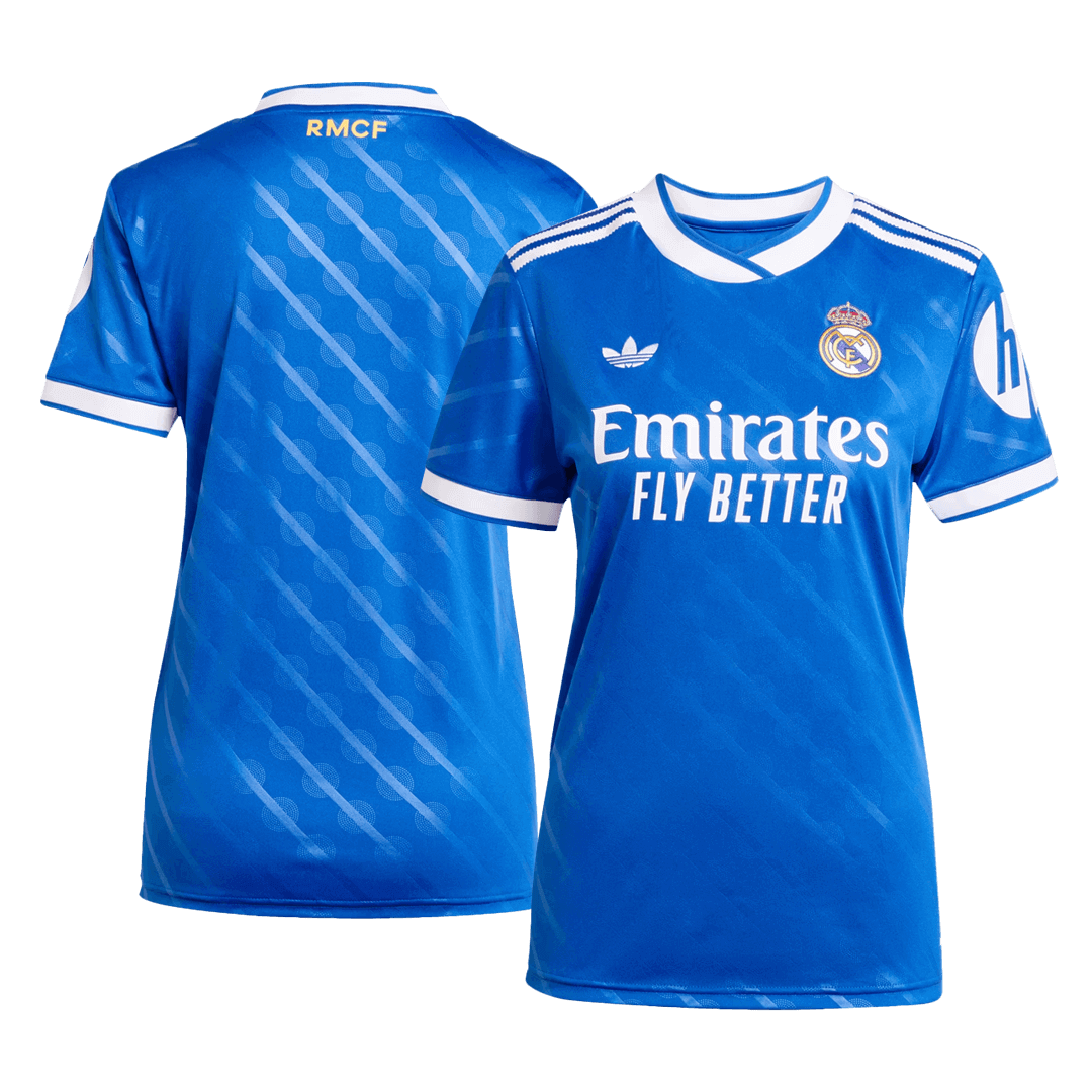 Women's 25/26 Real Madrid Third Away Soccer Jersey Blue