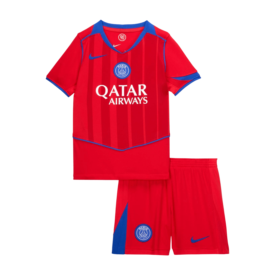 Kid's PSG Third Away Soccer Jersey Kit(Jersey+Shorts) 2025/26
