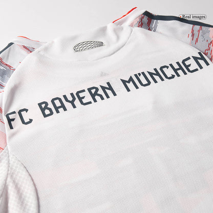 Authentic MÜLLER Special #25 Bayern Munich Away Soccer Jersey 2025/26 White