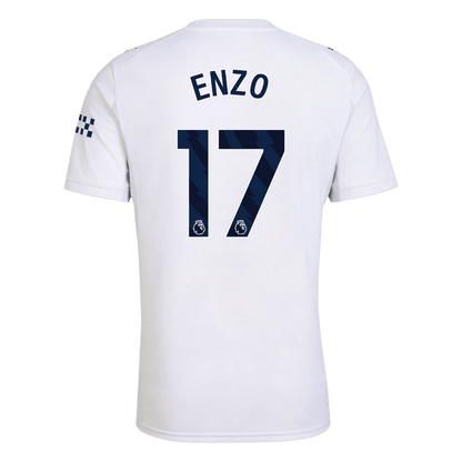 ENZO #17 Manchester City Third Football Jersey 2026/27 White