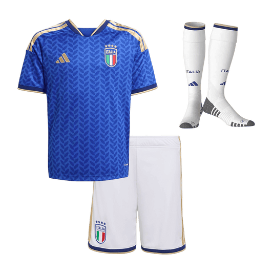 Kid's Italy Home Soccer Jersey Kit(Jersey+Shorts+Socks) 2025/26