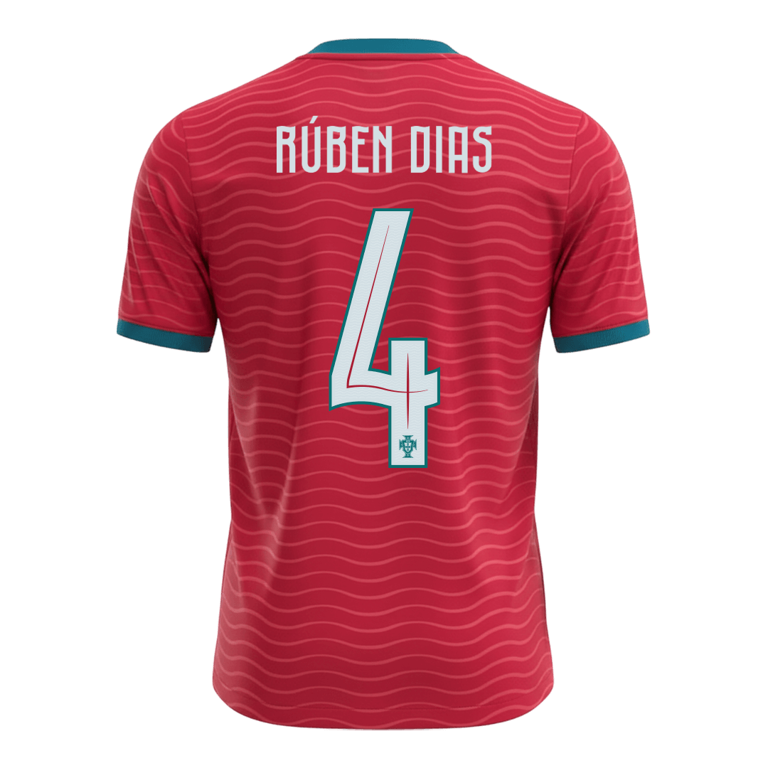 RÚBEN DIAS #4 Portugal Home Football Shirt 2026