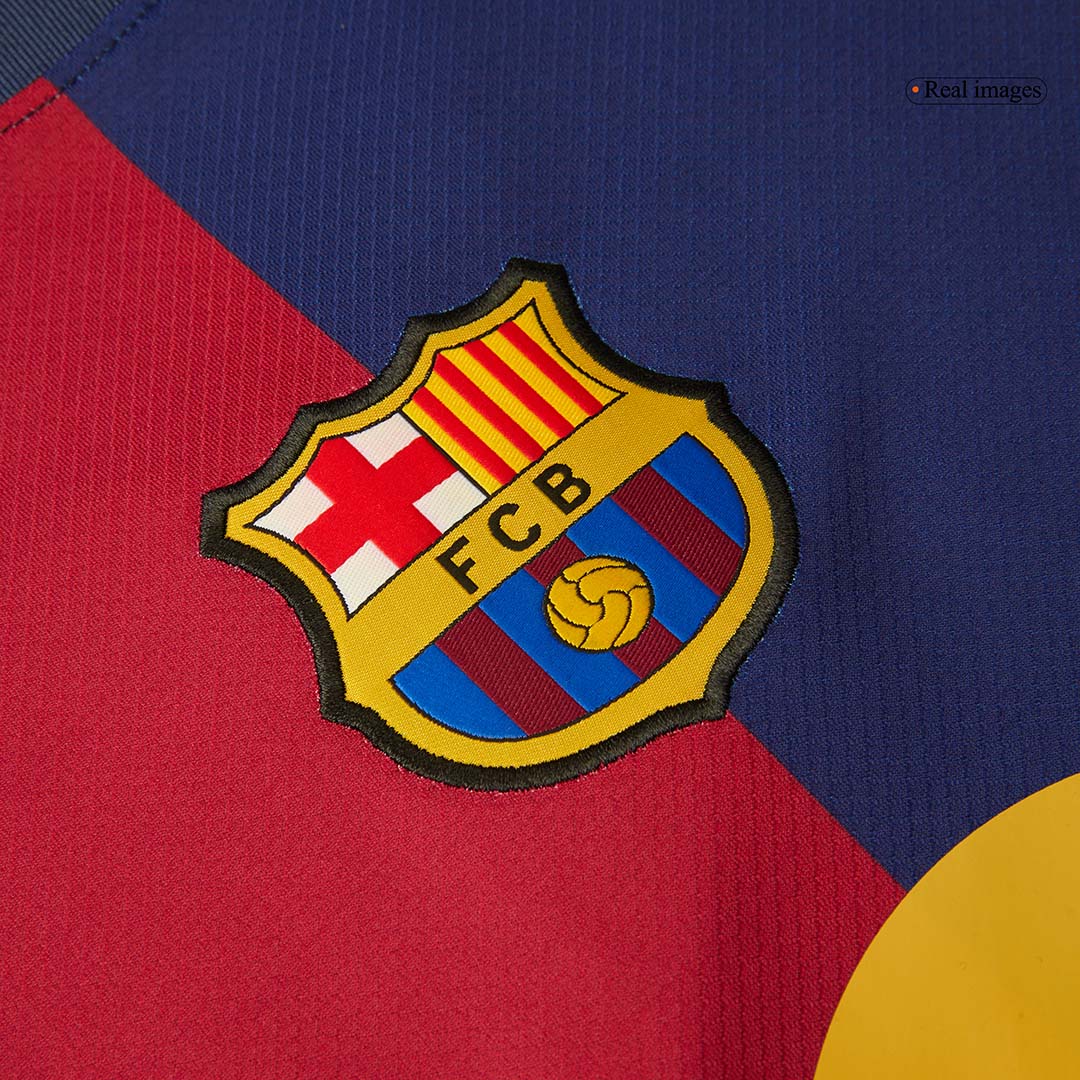 Barcelona Home Soccer Jersey 2024/25 - Spotify Logo Without Text