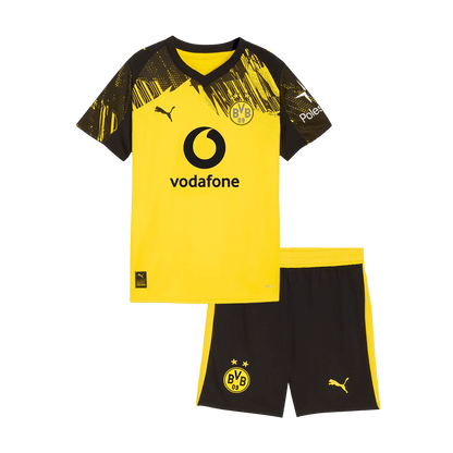 Kid's Borussia Dortmund Home Soccer Jersey Kit(Jersey+Shorts) 2025/26