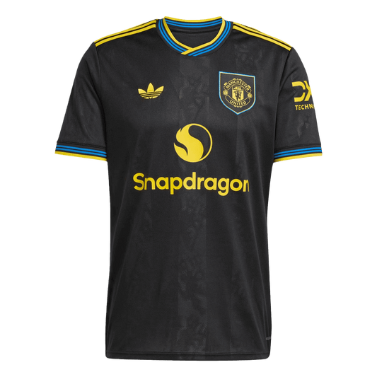 Manchester United Third Away Soccer Jersey 2025/26 Black