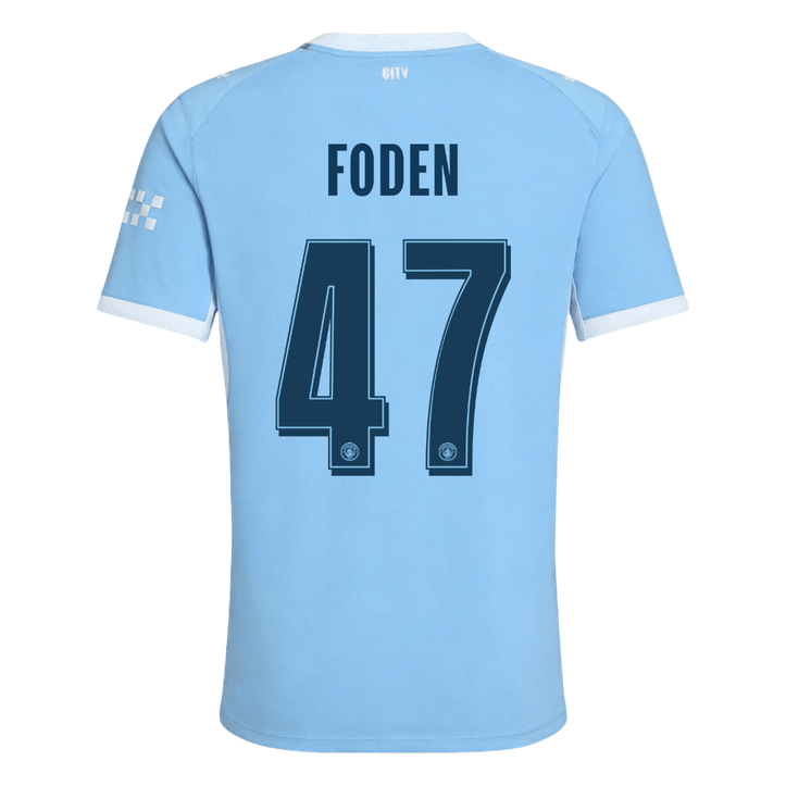 Authentic FODEN #47 Manchester City Home Soccer Jersey 2026/27
