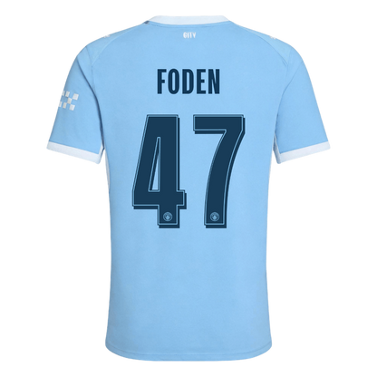 Authentic FODEN #47 Manchester City Home Soccer Jersey 2026/27
