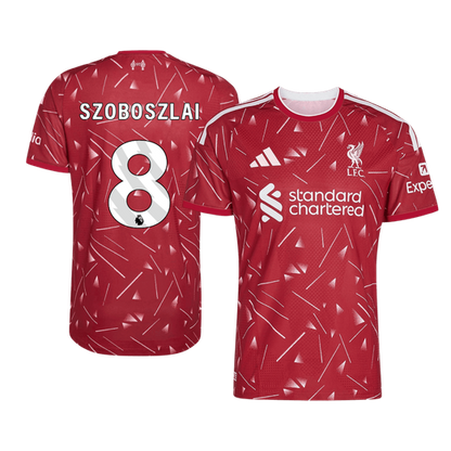 Authentic SZOBOSZLAI #8 Liverpool Home Soccer Jersey 2026/27