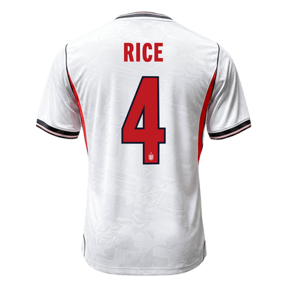 Player Version RICE #4 England Home Soccer Jersey 2026
