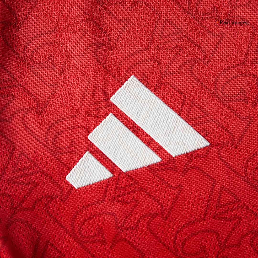Authentic GYÖKERES #14 Arsenal Home Soccer Jersey 2025/26 Red