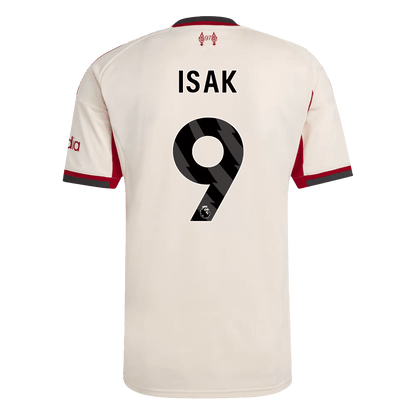 ISAK #9 Liverpool Away Soccer Jersey 25/26 White