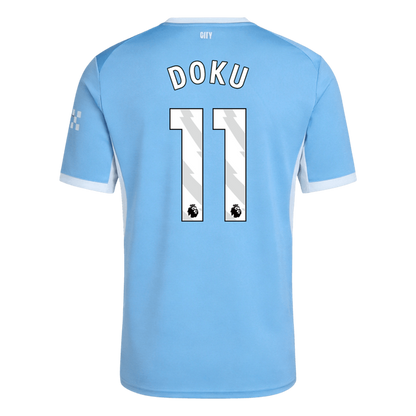 DOKU #11 Manchester City Home Soccer Jersey 26/27 Blue