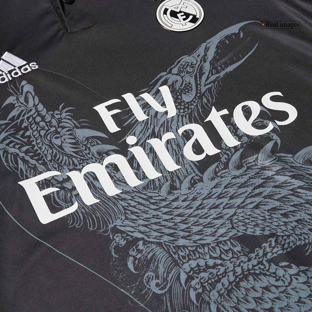 Retro 14/15 Real Madrid Third Away Soccer Jersey Black