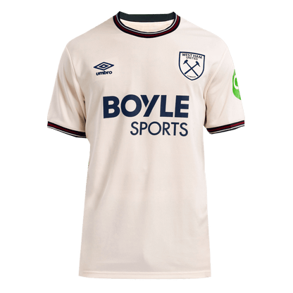 West Ham United Away Soccer Jersey 2025/26 White