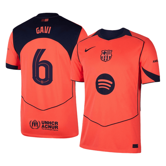 GAVI #6 Barcelona Third Away Soccer Jersey 2025/26—UCL