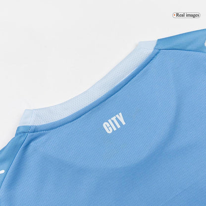 DOKU #11 Manchester City Home Soccer Jersey 26/27 Blue - UCL